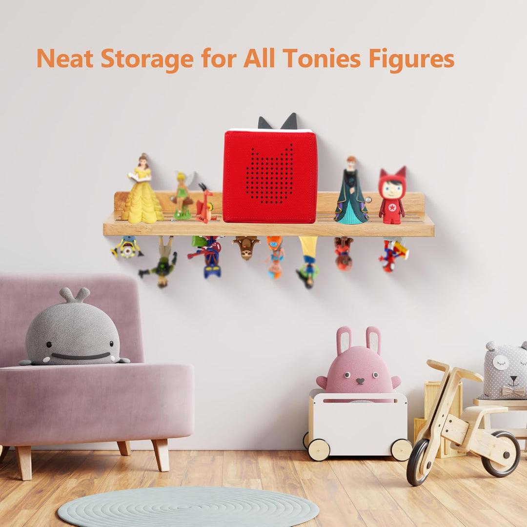 Für Tonies Figuren Regal Magnetisch,für Toniebox Aufbewahrung und Display Regal (für 36 Figuren),Wan