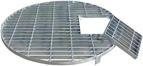 Set: PE Becken / Rundbecken + Abdeckgitter D=66cm, H=35cm, 90L für Wasserspiele u. Brunnen INTERGARD