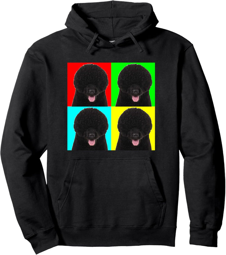 Pop Art Dog Portuguese Water Dog Pullover Hoodie
