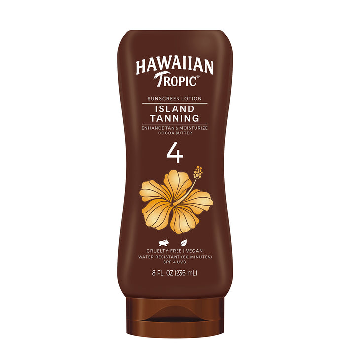 Hawaiian Tropic Tanning Lotion SPF#4 235 ml (Sonnenschutzmittel) LSF 4 236 ml (1er Pack), LSF 4 236