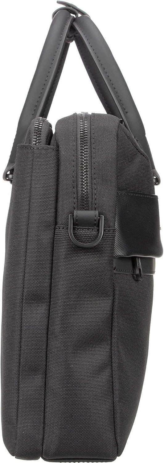 Calvin Klein Herren Remote Laptop Bag W/Sleeve Tasche, Ck Schwarz