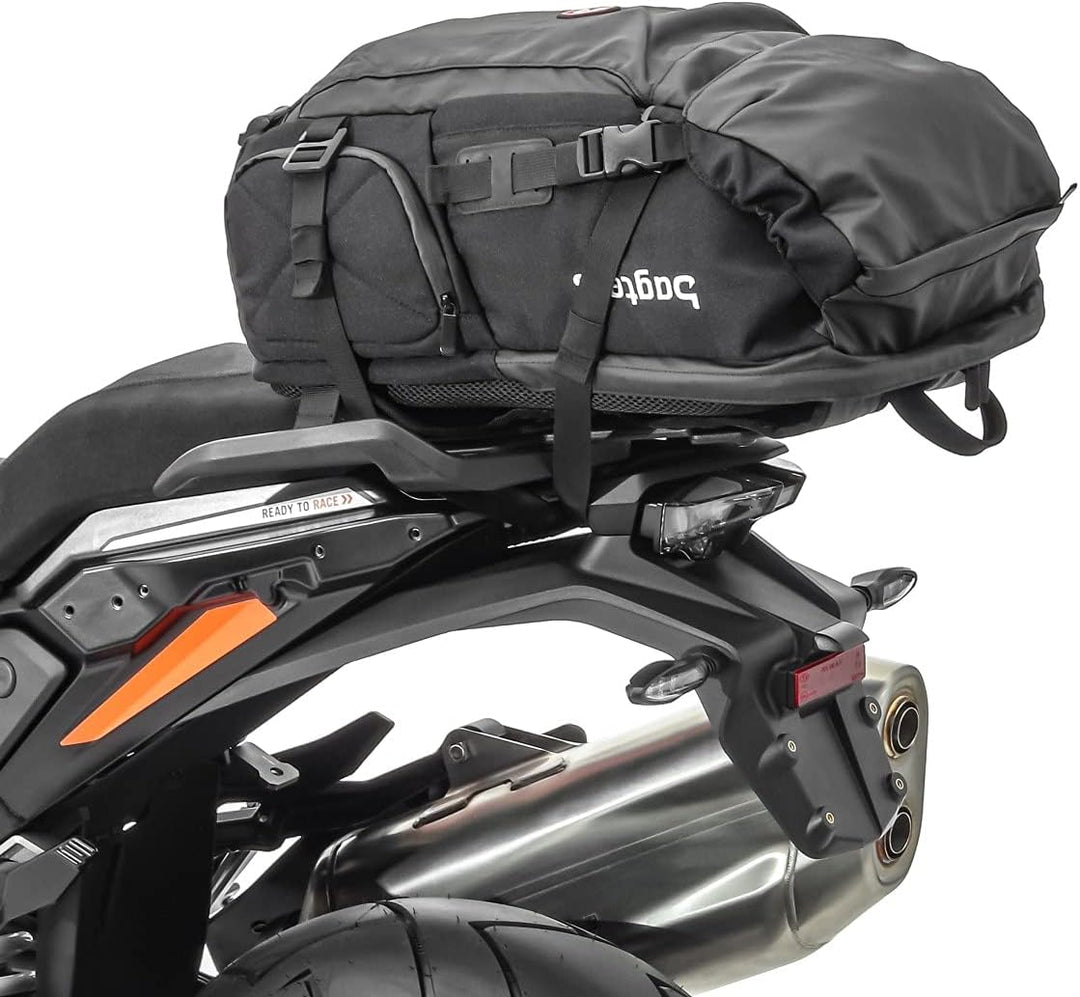 Motorrad Rucksack Hecktasche HX5 wasserdicht mit Helmhalterung 45L