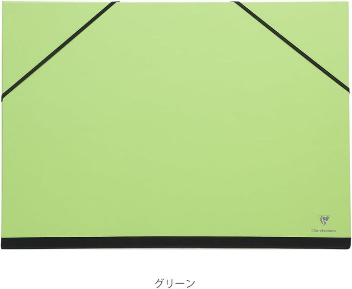 Clairefontaine 144404C Zeichenmappe Maya mit Gummizugverschluss, praktisch und robust, 52 x 72cm, 1