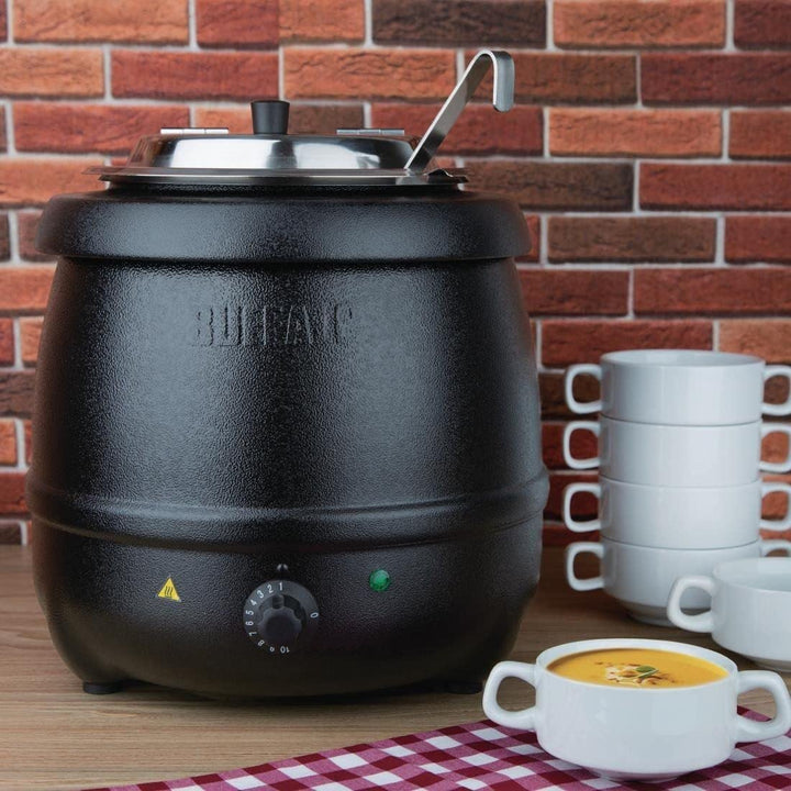 Buffalo Soup Kettle. 10 Litre. Black Schwarz 10 Litre/360 x 345 mm