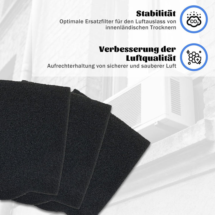 Filter kompatibel mit Lunos Silvento Abluftgerät, 5 Stück Ersatzfilter für 2/FSI-R, 039 721, 191 x 1