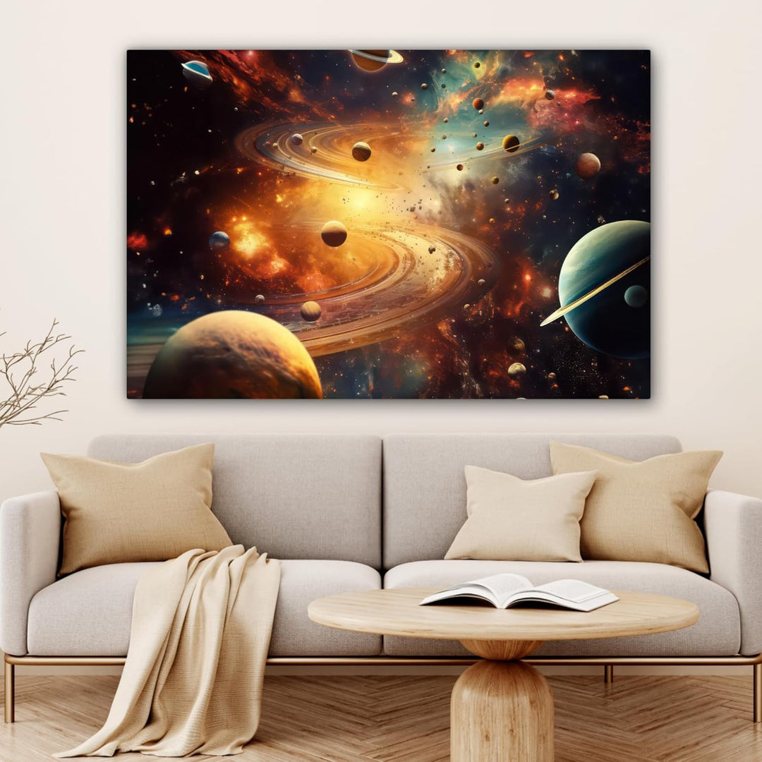 MuchoWow© Leinwandbild Gross 120x80 cm XXL Dekoration Wohnzimmer Bilder Pictures Wall Decoration Liv