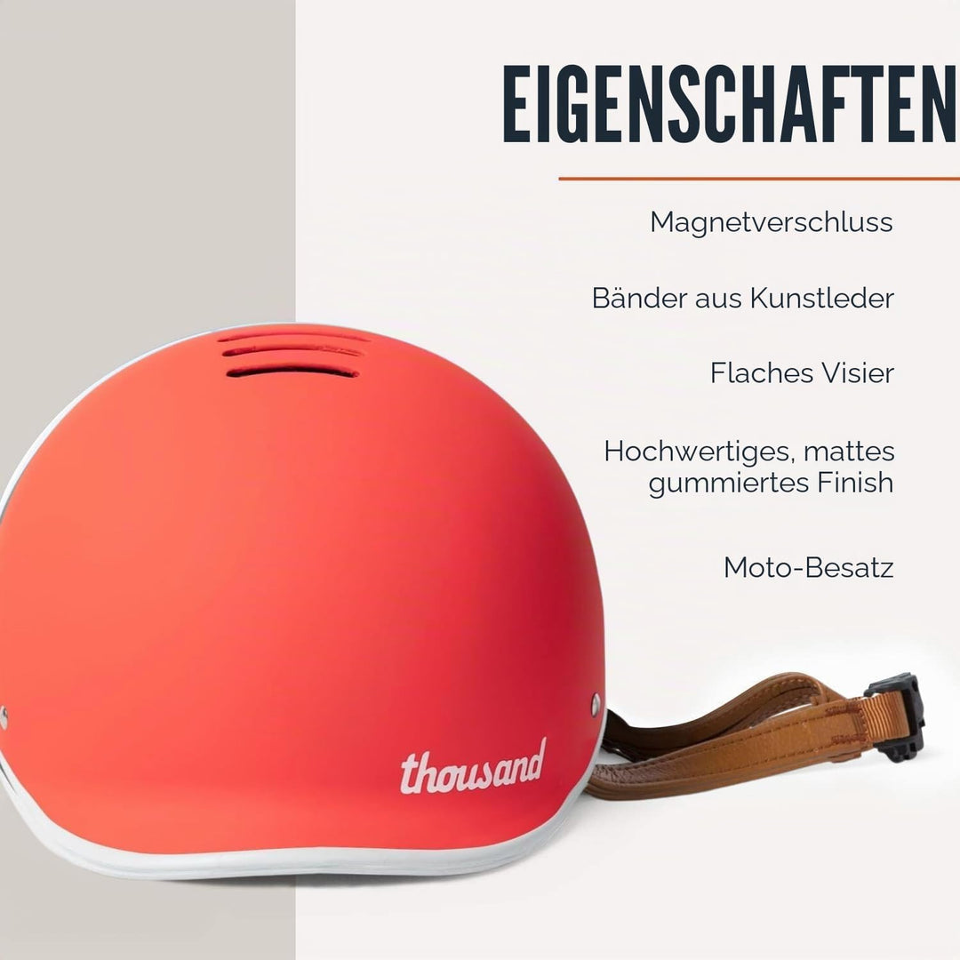 thousand Fahrradhelm | Heritage - Daybreak Red - Small