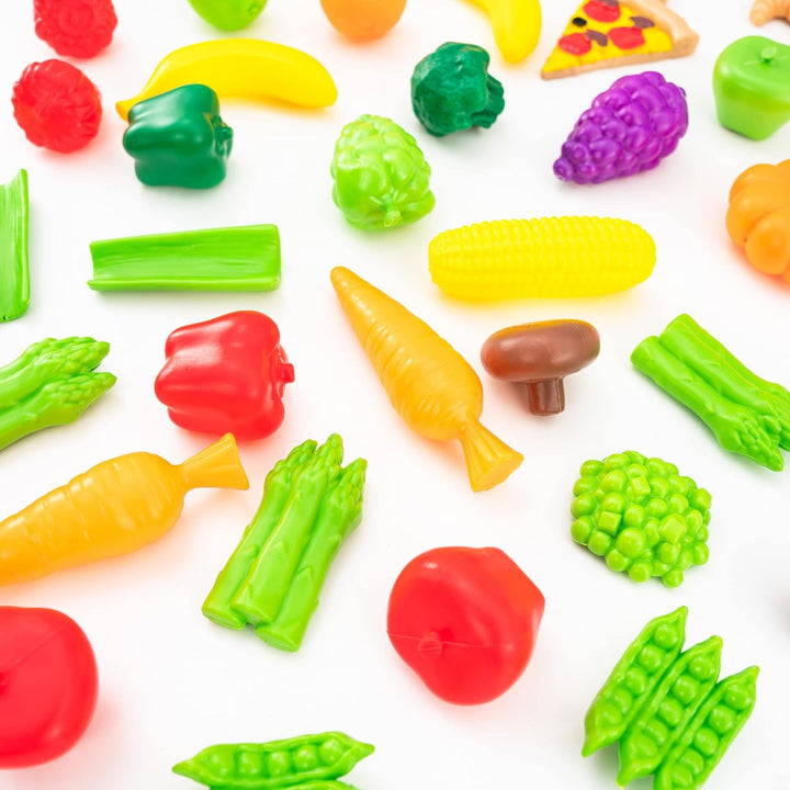 KidKraft Spielzeug-Lebensmittel Deluxe Tasty Treats für Kinderküche, Spielset mit 115 Teile, Spielkü