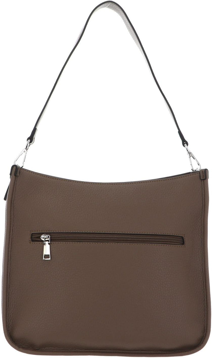 Seidenfelt Dale - Hobo Schultertasche 31 cm Almond Grey, Almond Grey
