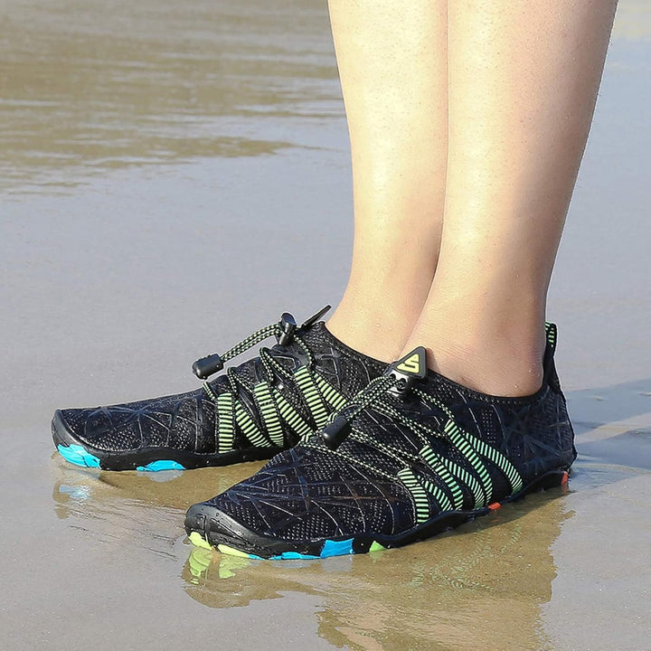 SAGUARO Herren Badeschuhe Damen rutschfeste Sohle Schnell Trocknend Schwimmschuhe 37 EU Graphit, 37