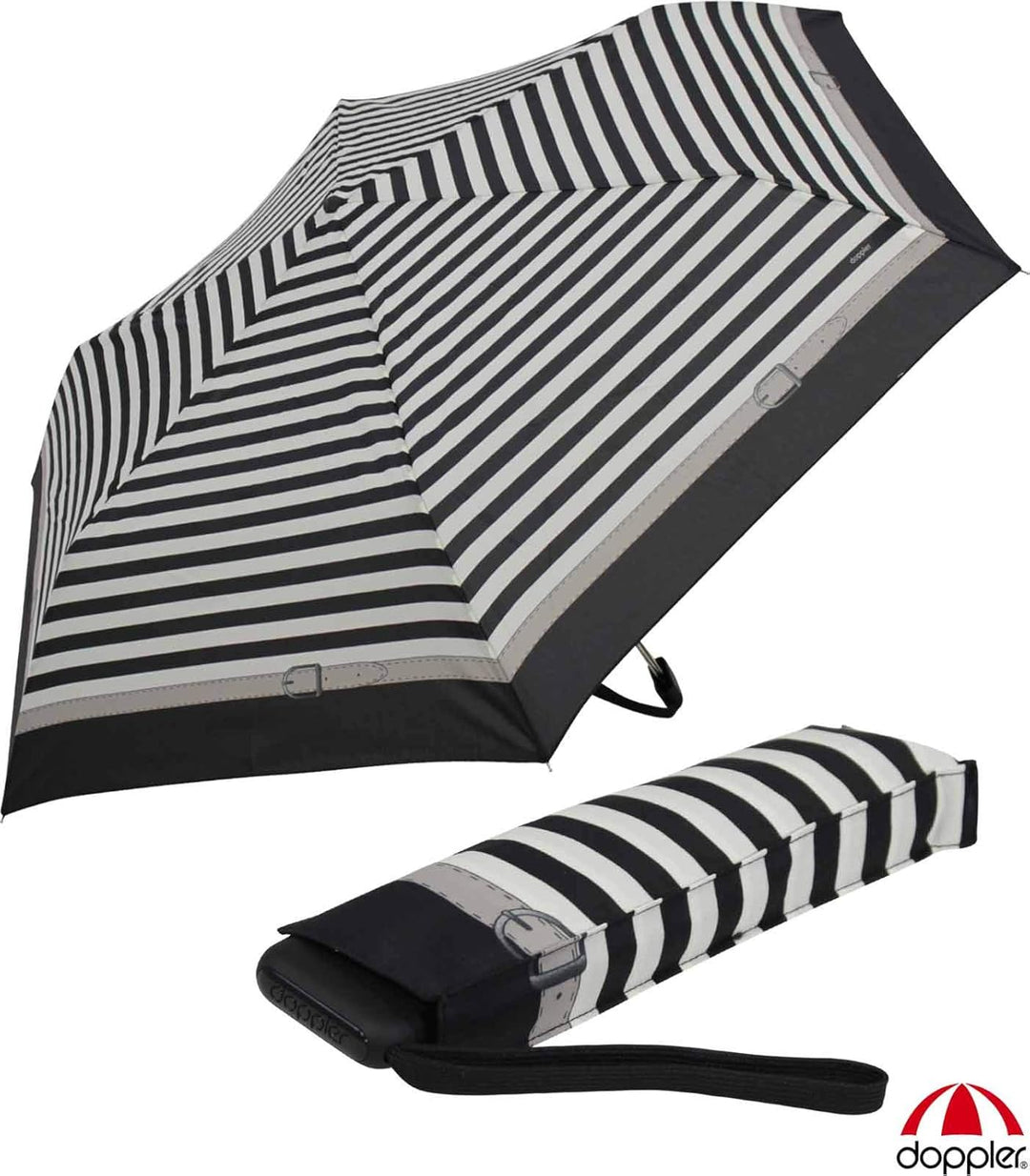 Doppler Carbonsteel Mini Slim Delight Black Schwarz, Schwarz