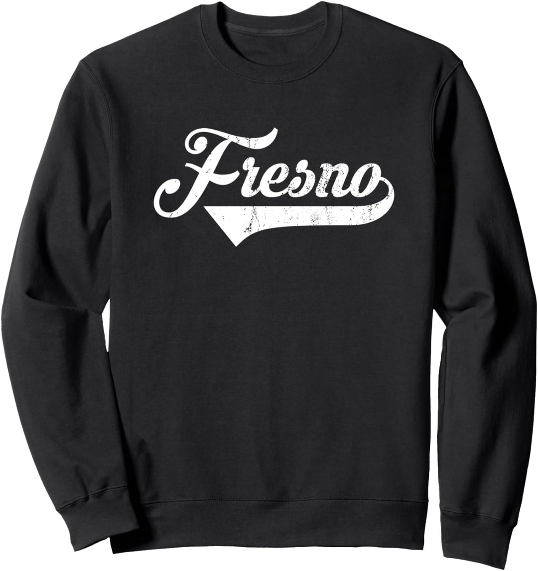 Fresno Stadt California Staat Vintage Retro Style design Sweatshirt