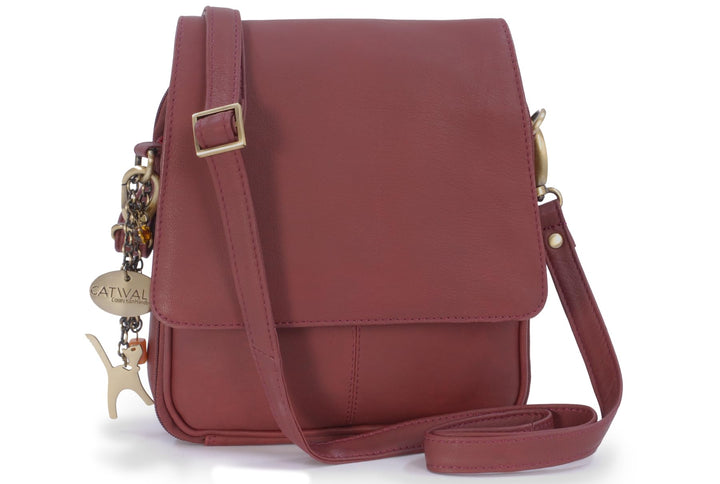 Catwalk Collection Handbags - Leder - Organizer/Umhängetasche/Schultasche/Aktentasche für Damen - ME