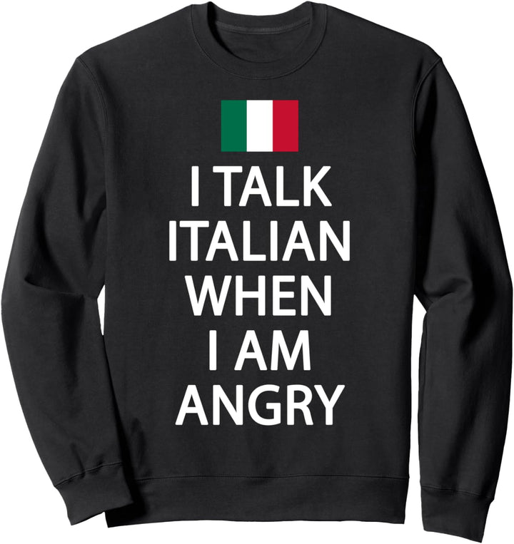Italienische Flagge Italienische Abstammung, Komisch Italien Sweatshirt