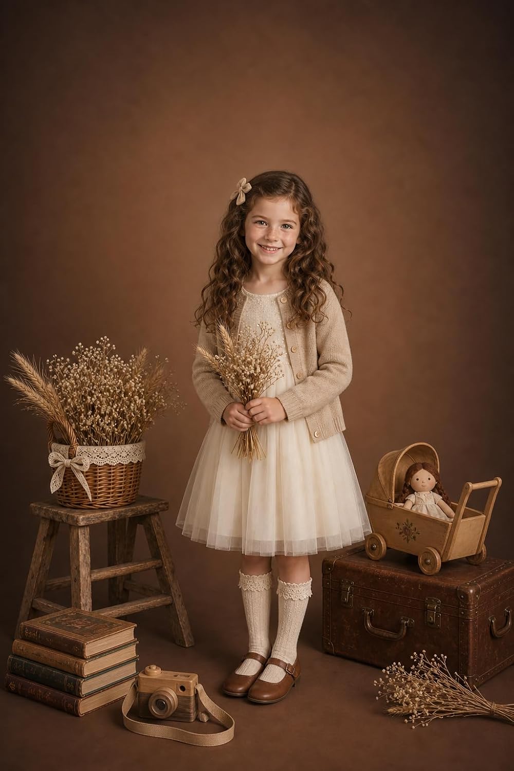 Kate Hintergrund Fotostudio Schokoladen Braun 1,5x2,2m Porträt Foto Hintergrund Einfach Foto Leinwan