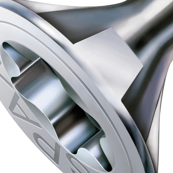 SPAX Universalschraube, 5,0 x 60 mm, 500 Stück, T-STAR plus, Senkkopf, Teilgewinde, 4CUT, WIROX A3J,