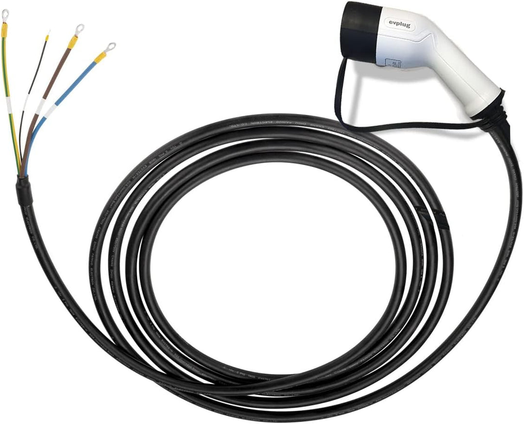 evplug® Ladeadapter für Elektroautos (Zum Ersetzen | 1 Phase | Typ 2 | 7,4kW | 8m), Zum Ersetzen | 1
