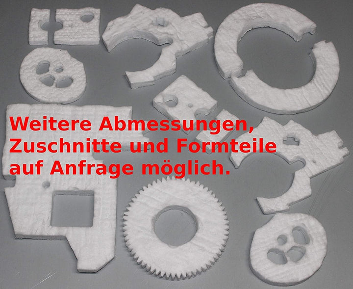 Keramikfasermatte biolöslich bis 1200 Grad (50mm Stärke, 3660 x 610mm) 50mm Stärke 3660 x 610 x 50mm