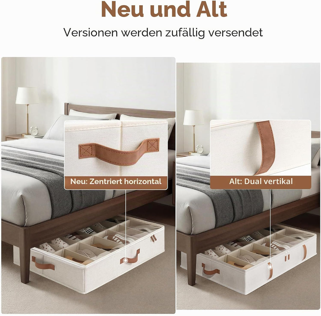 StorageWorks Aufbewahrungsboxen unter dem Bett, robuste Unterbett Aufbewahrungsbox für Kleidung, gro