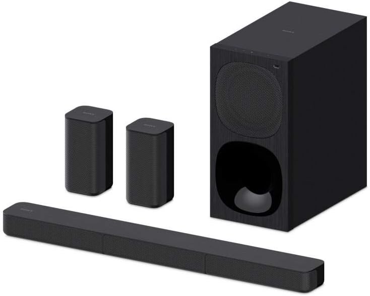 Sony HT-S20R 5.1ch 400W Soundbar für TV mit kabelgebundenem Subwoofer und Rear Speaker mit Bluetooth