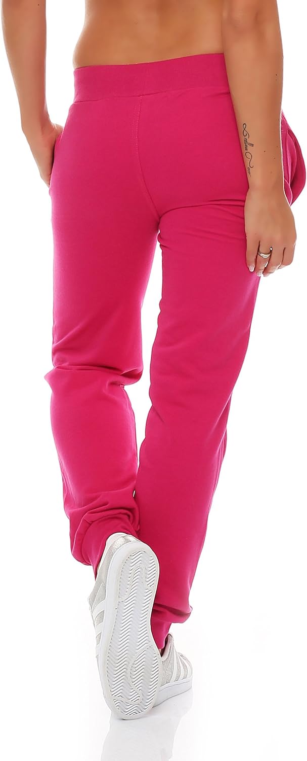 Damen Jogginghose Komfortable Trainingshose für Sport und Freizeit S Purpur-pink, S Purpur-pink
