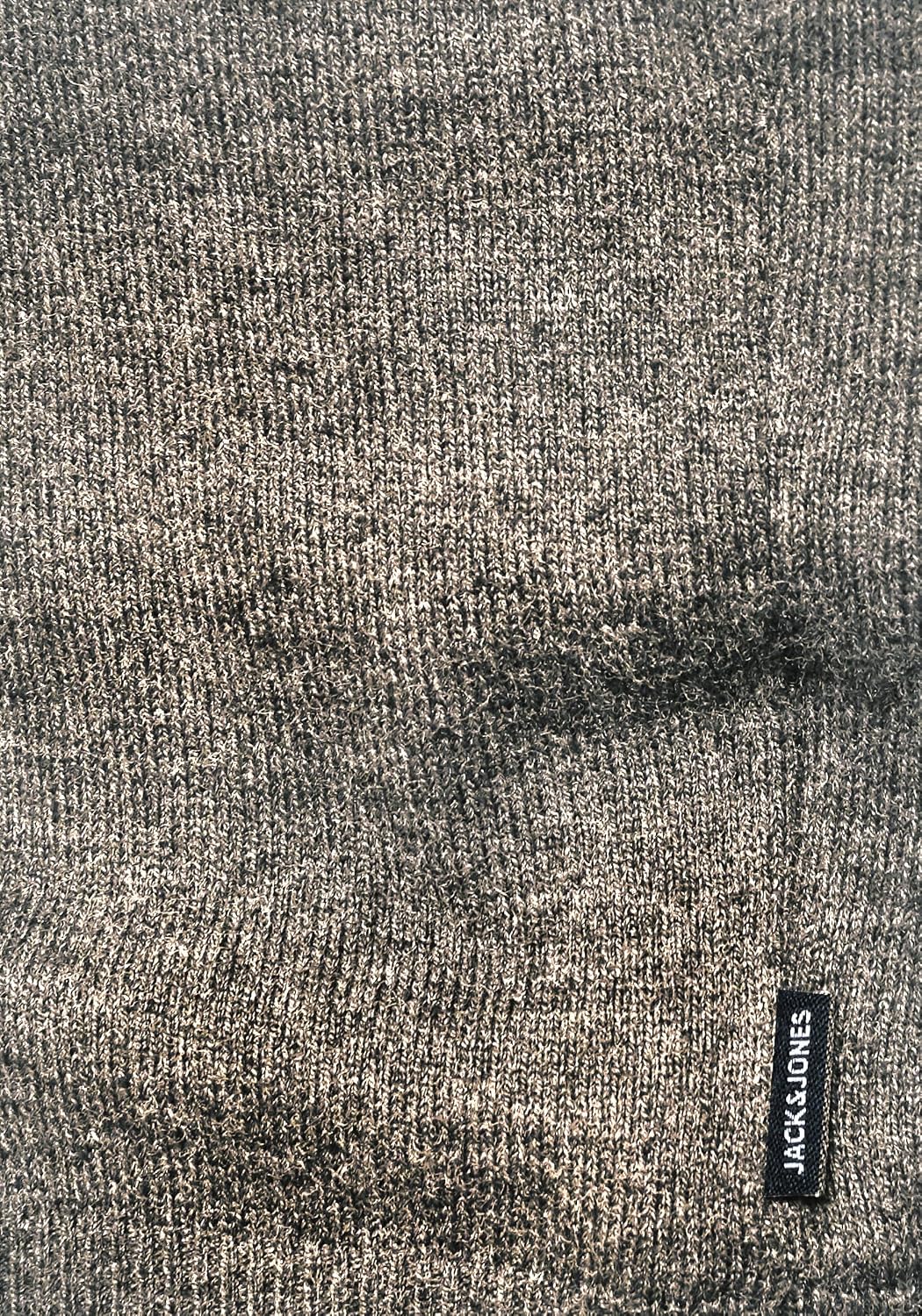 JACK &amp; JONES Emil Knit Roll Neck Jumper L Beige (Crockery/Twisted With Mulch), L Beige (Crockery/Twi