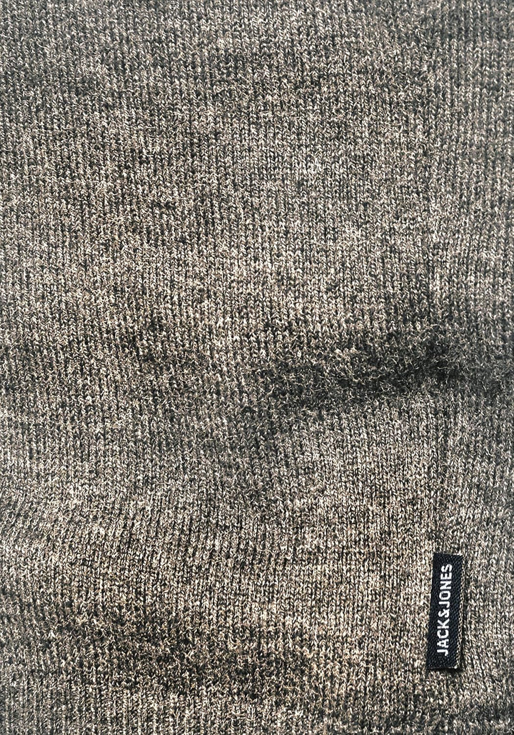 JACK &amp; JONES Emil Knit Roll Neck Jumper L Beige (Crockery/Twisted With Mulch), L Beige (Crockery/Twi
