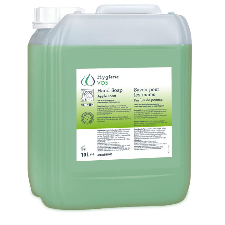 Hygiene VOS Cremeseife Apfel 10 Liter milde Waschlotion Seifencreme für alle gängigen Druckspendersy