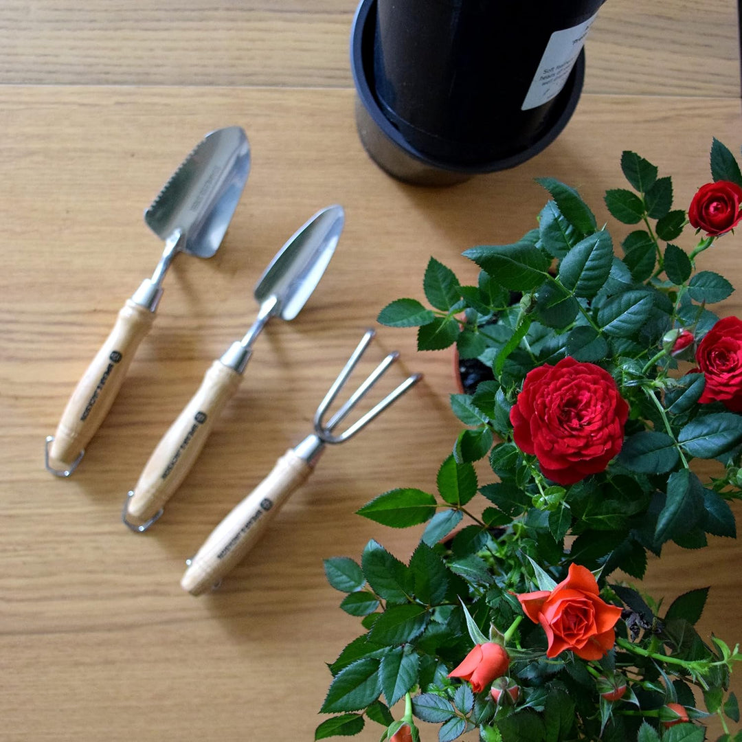 Spear & Jackson POTTING3PS Einpflanz-Werkzeugset, Edelstahl, 3-teilig Potting Tool Set, Potting Tool