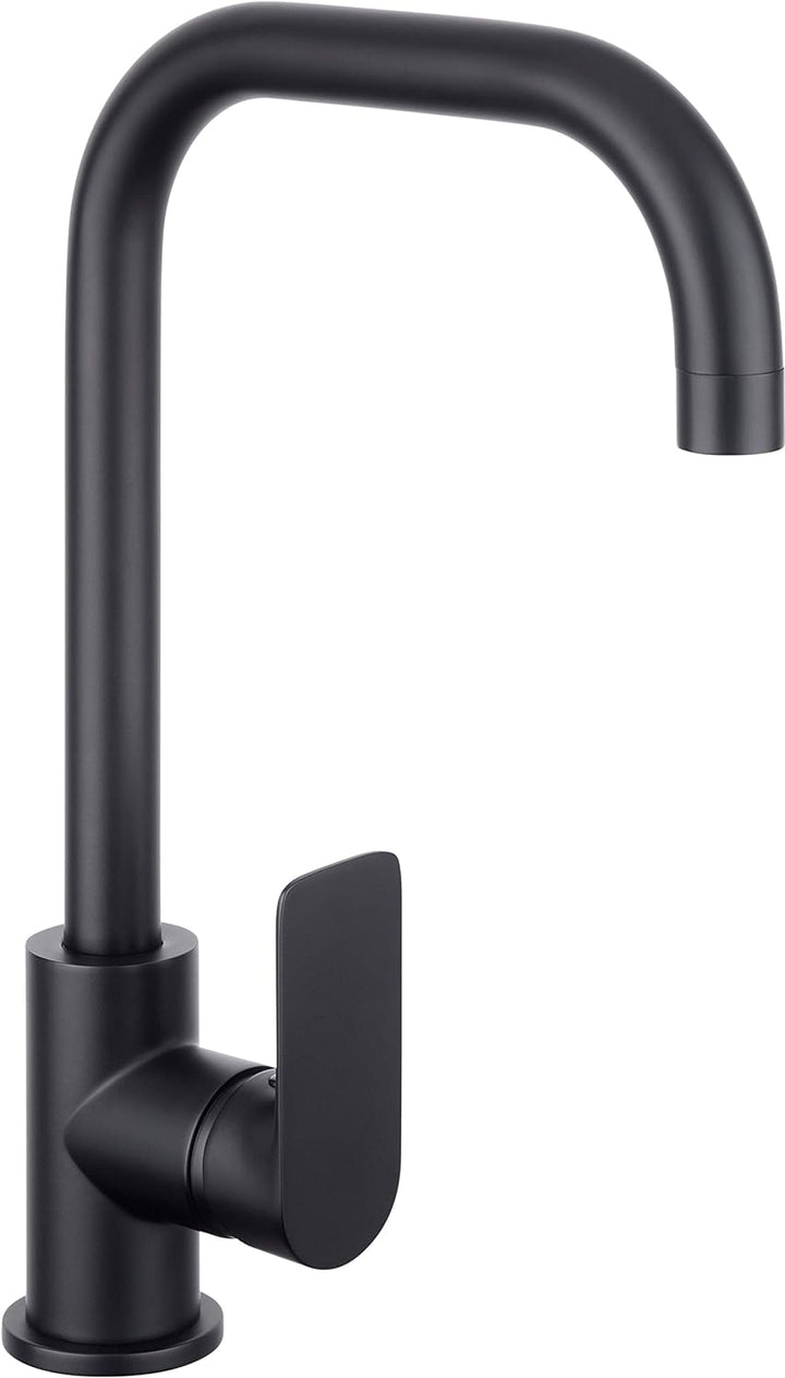 Cornat Spültisch-Einhebelarmatur "Noir" - Black Edition - Robuster Druckgusskörper - matt schwarz -