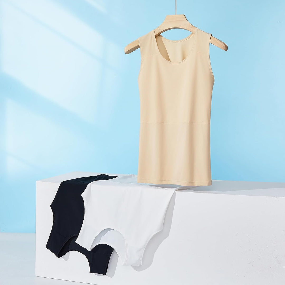 Brust Binder für Transgender FTM Cosplay Atmungsaktive Halb Trans Binder BH Weiss L, Weiss L