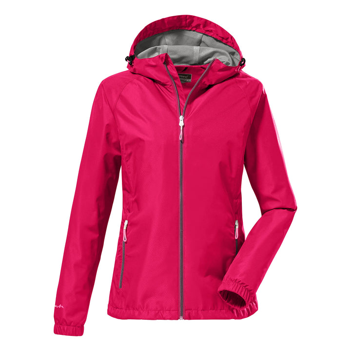 Killtec Damen Kos 15 Wmn Jckt Funktionsjacke mit Kapuze, packbar 40 rose, 40 rose