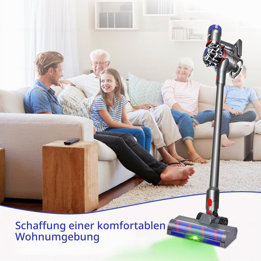 LED-Weichwalzen-Bürste-Ersatz Kompatibel Mit Dyson V7,V8,V10,V11,V15 Staubsauger – Bürstenkopf Nur f