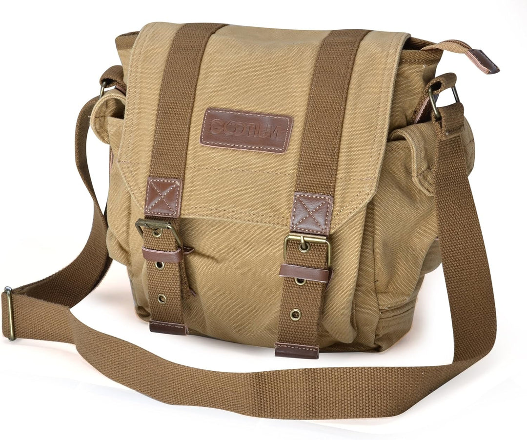 Gootium Unisex Canvas Messengertasche 21217 Khaki, Khaki