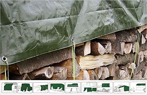 PolyTarp PE-Abdeckplane - Gewebeplane - 210 g/m² - grün 8,0 m x 14 m 8m x 14m, 8m x 14m