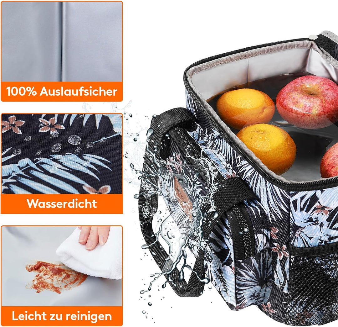 Lifewit Kleine Kühltasche, 8,5,Isolierte Lunchbag,Faltbare Lunch-Tasche, tragbare Brotdose für Herre