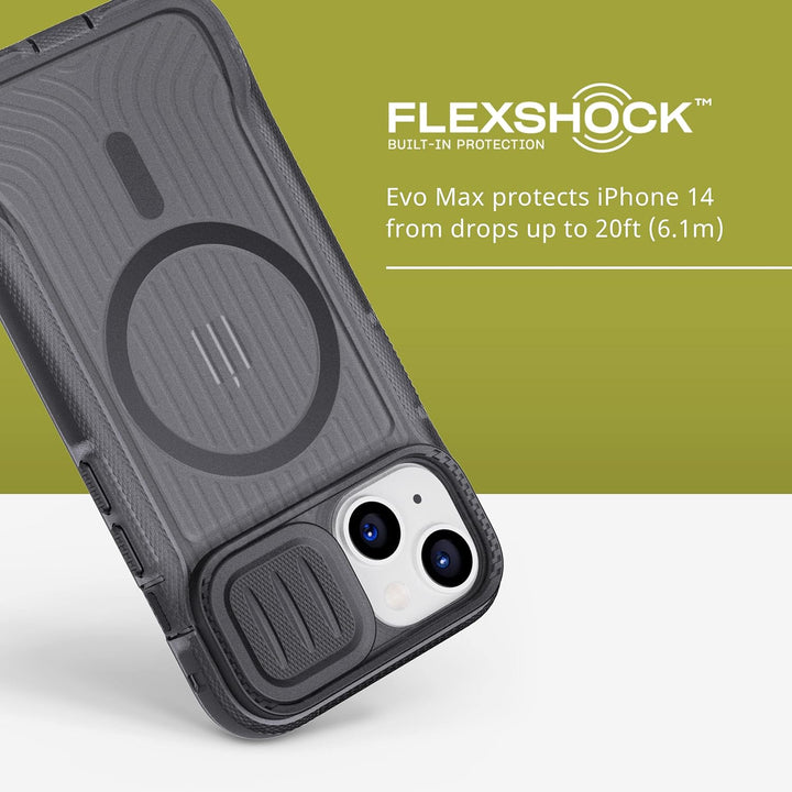 Tech21 iPhone 14 Evo Max Kompatibel mit MagSafe® - Langlebige, stossdämpfende und robuste Handyhülle