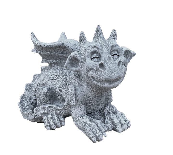 Stone and Style Steinfigur Drache Filou frostfest wetterfest Gartenfigur