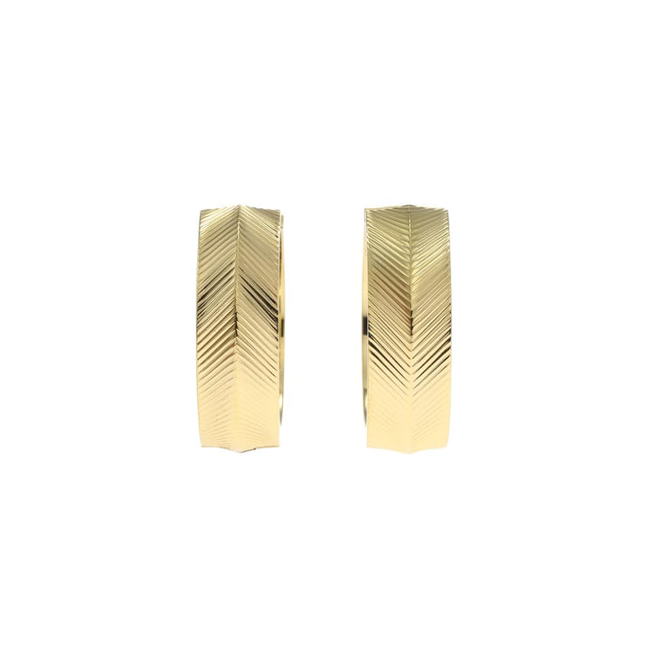 Fossil Damen-Ohrringe, Goldfarbene Edelstahl-Ohrringe, Goldfarbe