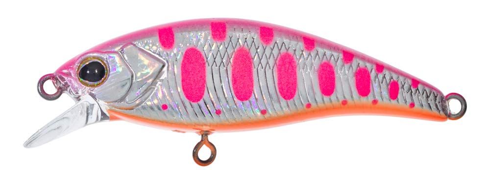Illex Flat Tricoroll 45 S Wobbler 3,7g Pink Yamame, Pink Yamame