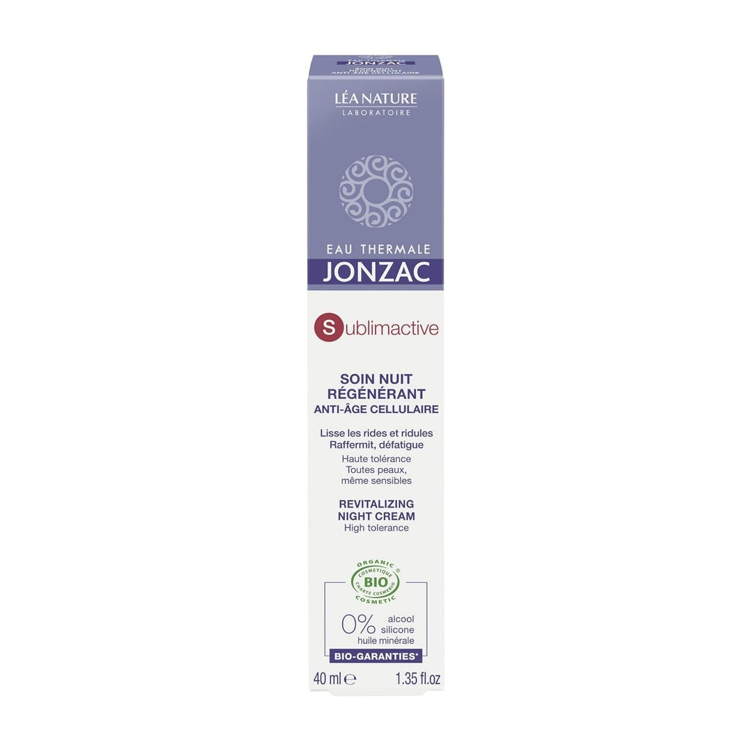 Eau Thermale Jonzac Organic Cosmetic Sublimactive Cellular Anti-Aging Nachtcreme, 40 ml