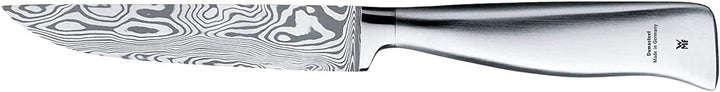 WMF Grand Gourmet Damastmesser, Allzweckmesser 23 cm, Made in Germany, Damaststahl 120-lagig, Perfor