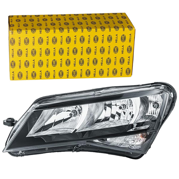 HELLA 1EJ 011 939-011 FF/Halogen-Hauptscheinwerfer - links - für u.a. Skoda Superb III Estate (3V5)