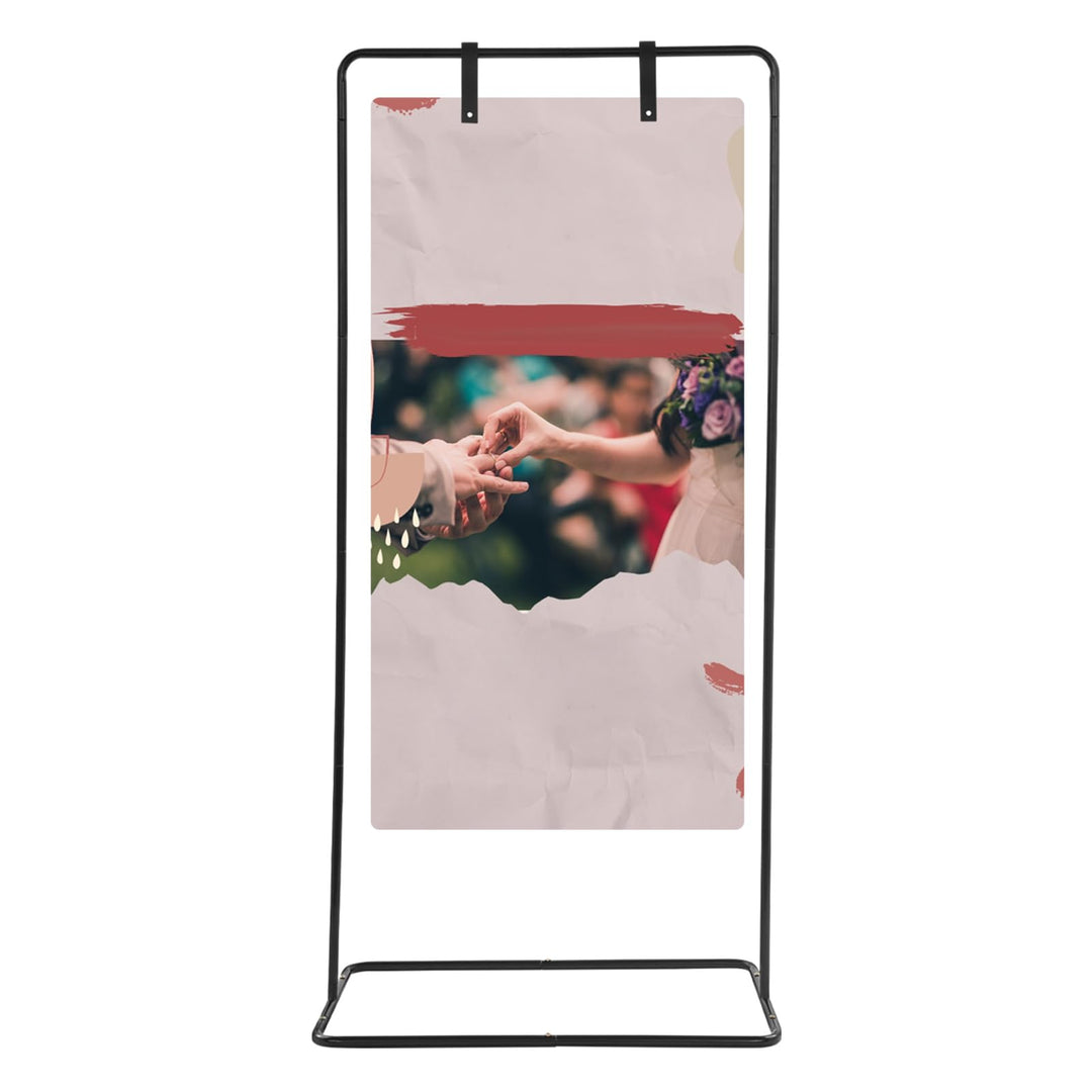 Hochzeitsschild Ständer Höhenverstellbar 175cm Boden Schildhalter