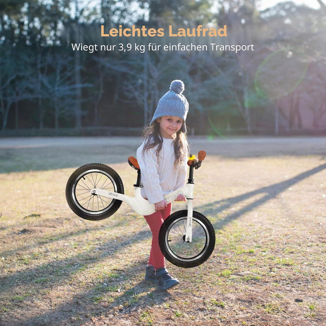 Hello-5ive 14" Kinder-Laufrad für Jungen und Mädchen von 3, 4, 5, 6 Jahren, Luftreifen mit Magnesium
