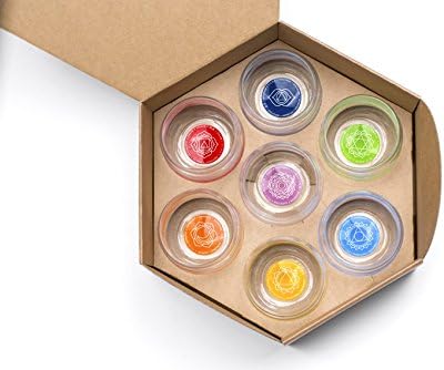Natures-Design Glas Mythe Chakra Set 7-teilig