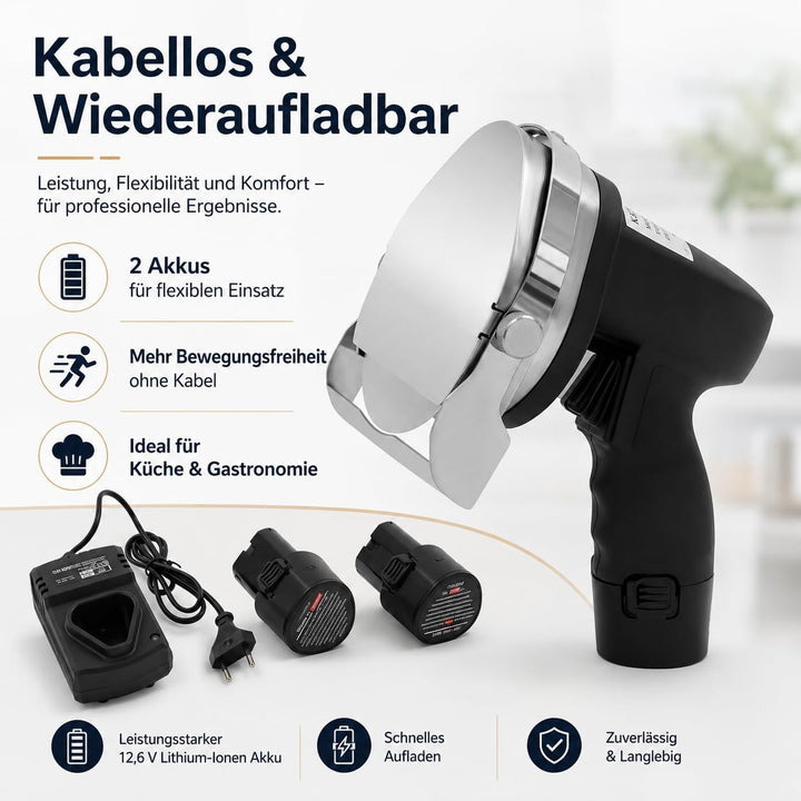80w Kebabmesser, kabellos dönerschneider elektrisches dönermesser schnelles Schneiden döner kebab me