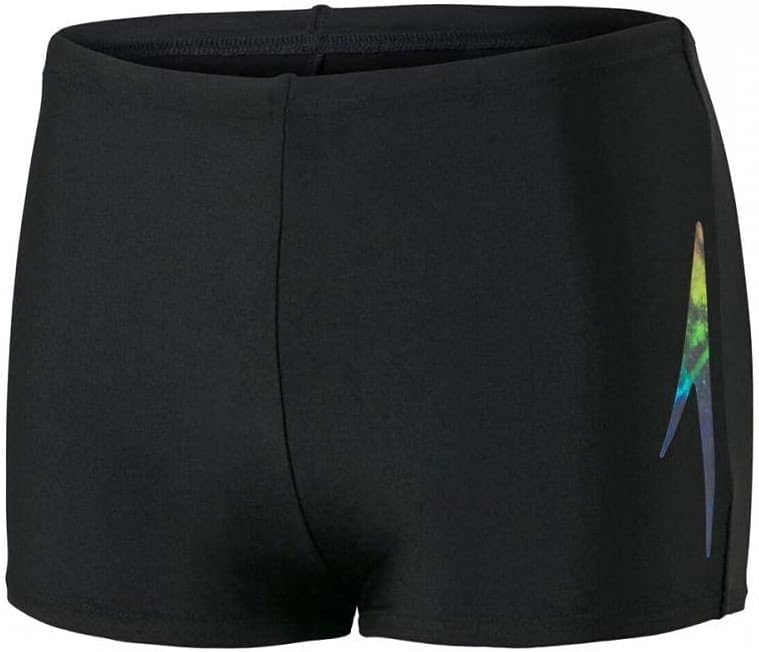 Speedo Jungen Boom Digital Plastisol Aquashort Jm Schwimm-Slips 5-6 Schwarz / Türkis (Pool) / Citrus