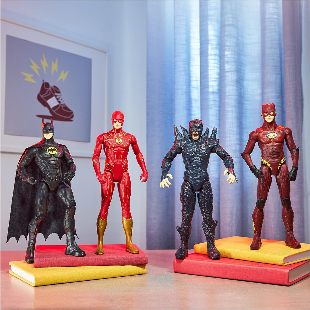 DC Comics - The Flash Batman Action-Figur, 30 cm, offizielle Figur zum Kinofilm, vollbeweglich für s