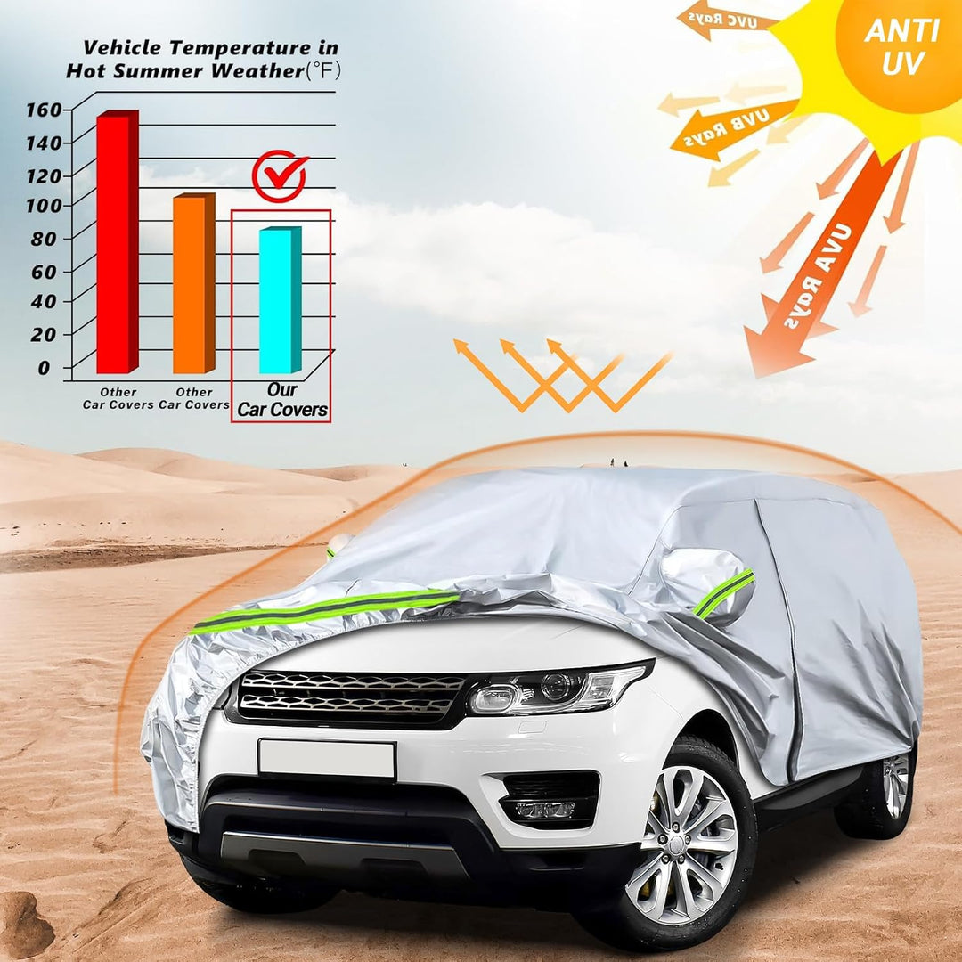 Autoabdeckung Wasserdicht Passend für Land Rover Range Rover Sport 2005-2025, Vollgarage Autoplane A